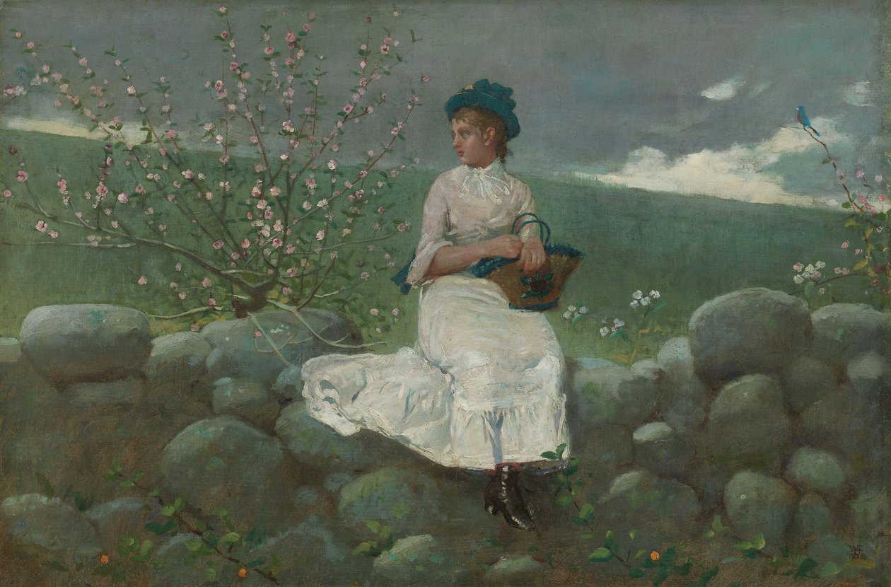 Persikablommor av Winslow Homer