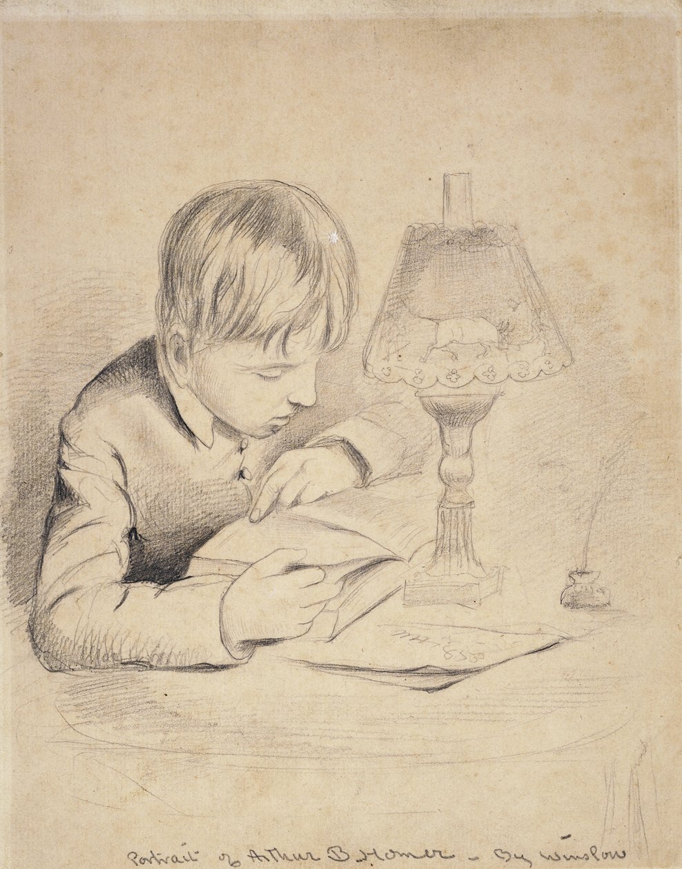 Porträtt av Arthur Benson Homer, 1853 av Winslow Homer