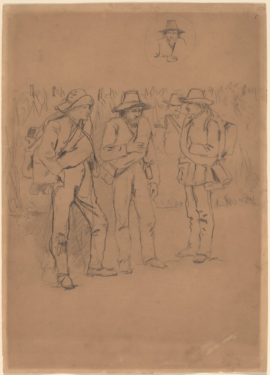 Krigsfångar, 1864. av Winslow Homer