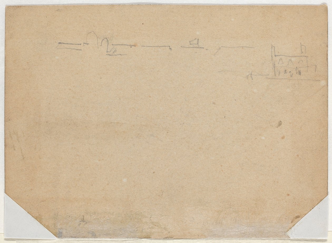 Taklinje [verso] av Winslow Homer