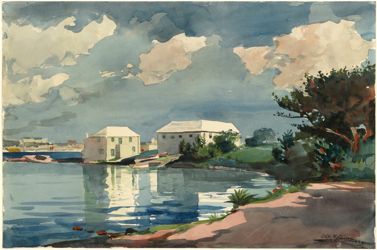 Saltdamm, Bermuda av Winslow Homer