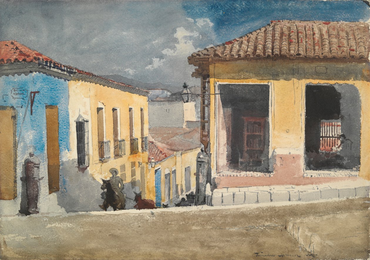 Santiago de Cuba: Gatubild av Winslow Homer