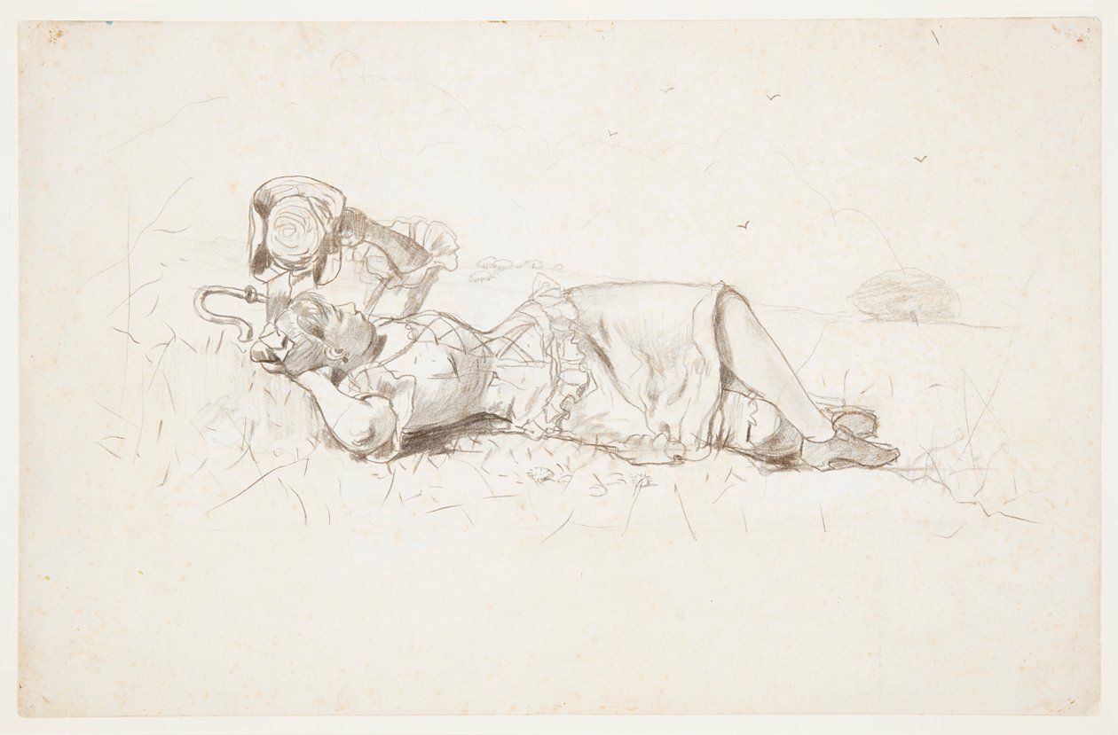 Herdinna vilar av Winslow Homer
