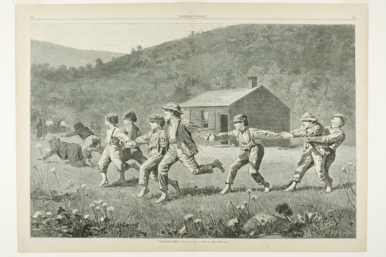 "Snap-the-Whip" av Winslow Homer