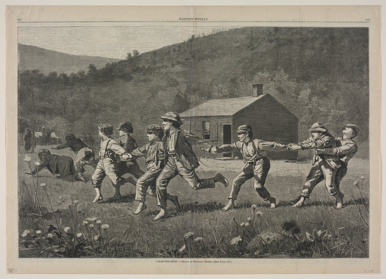 "Snap-the-Whip" av Winslow Homer