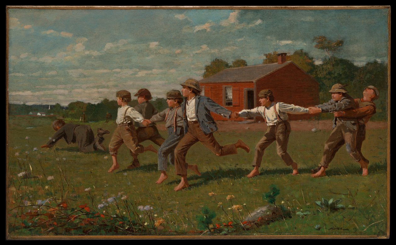 Snärta med piskan av Winslow Homer
