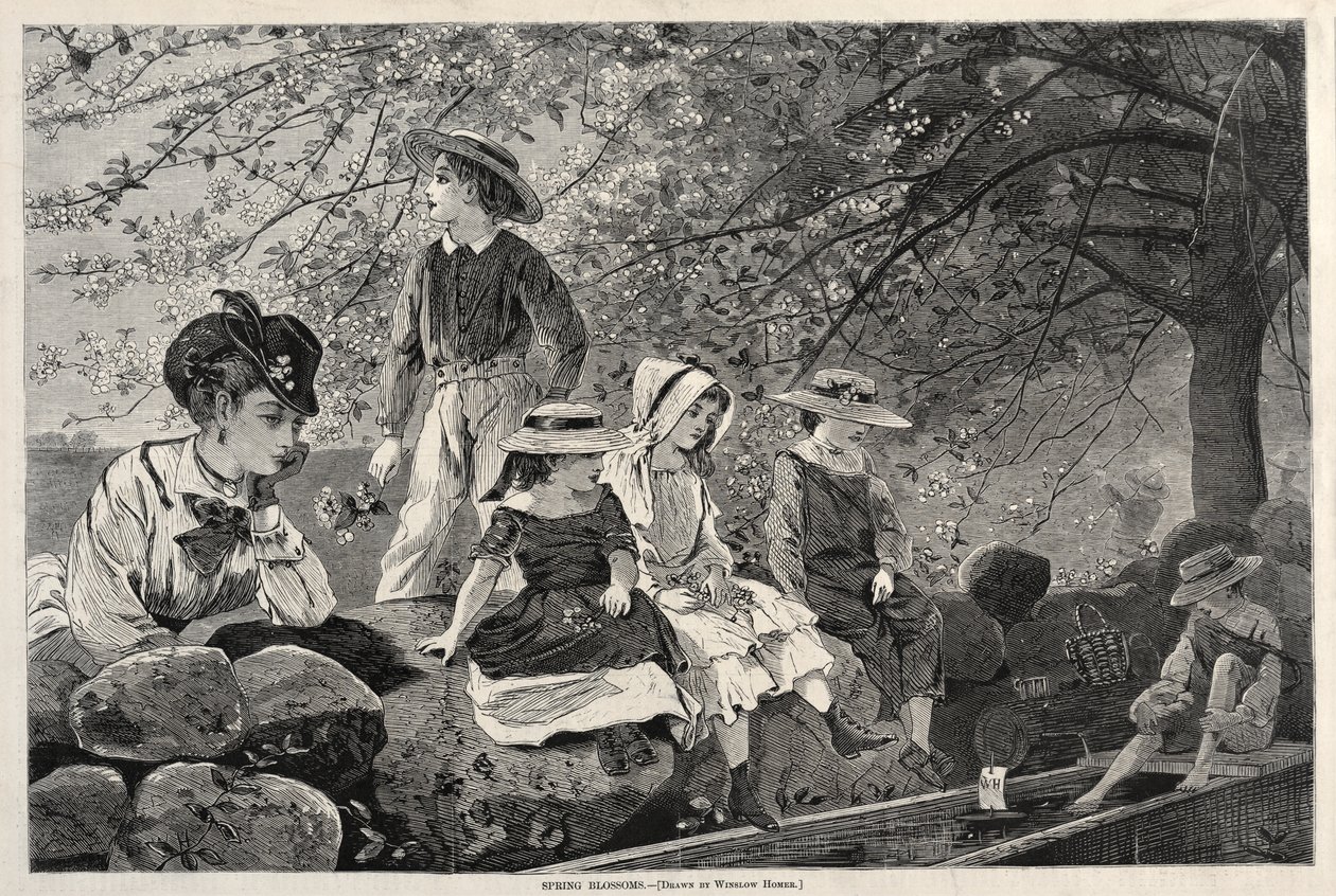 Vårblommor av Winslow Homer