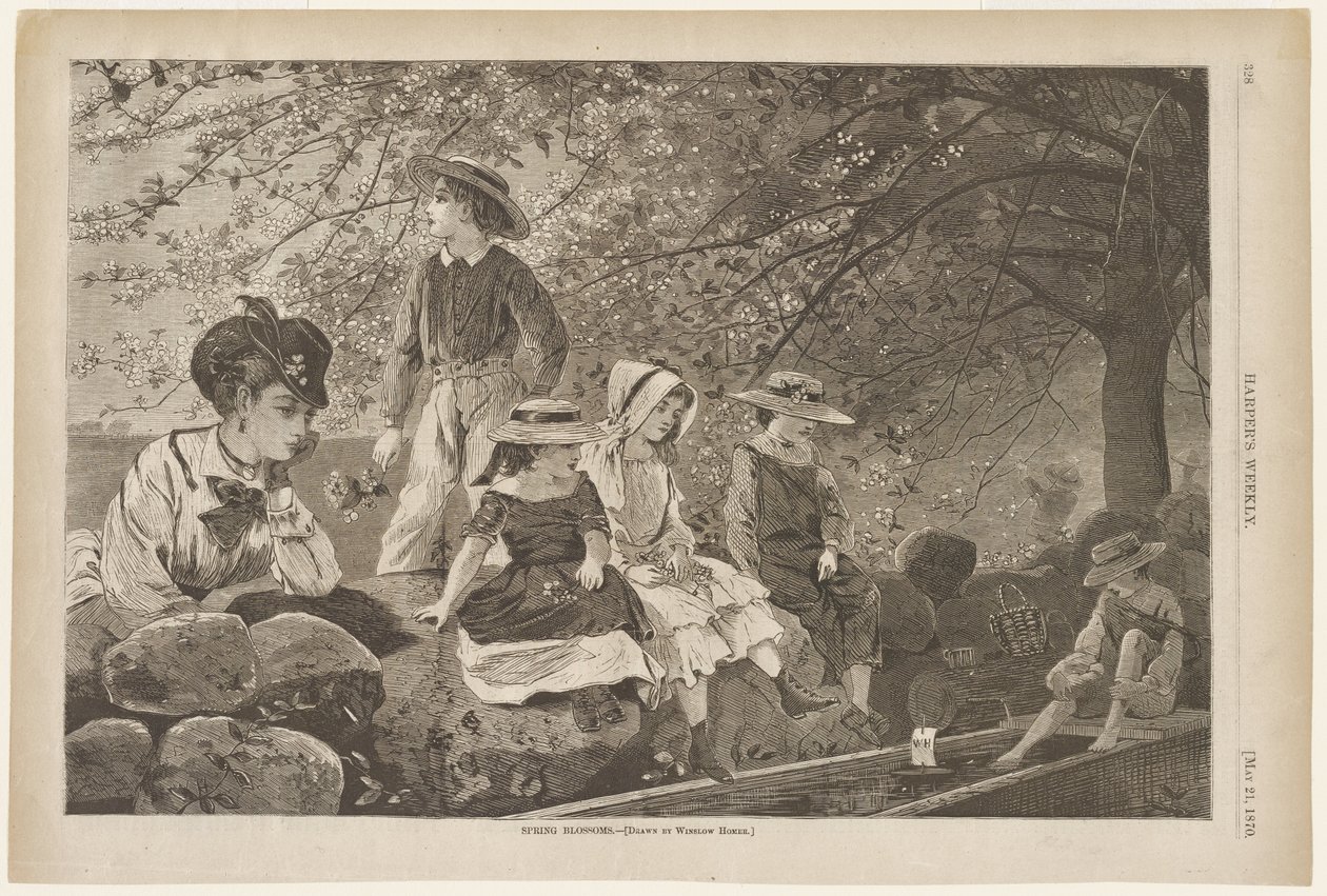 Vårblommor av Winslow Homer