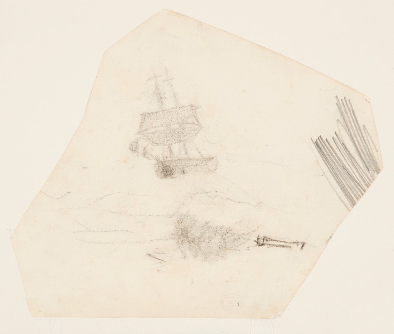 Square Rigger i ett stormigt hav av Winslow Homer