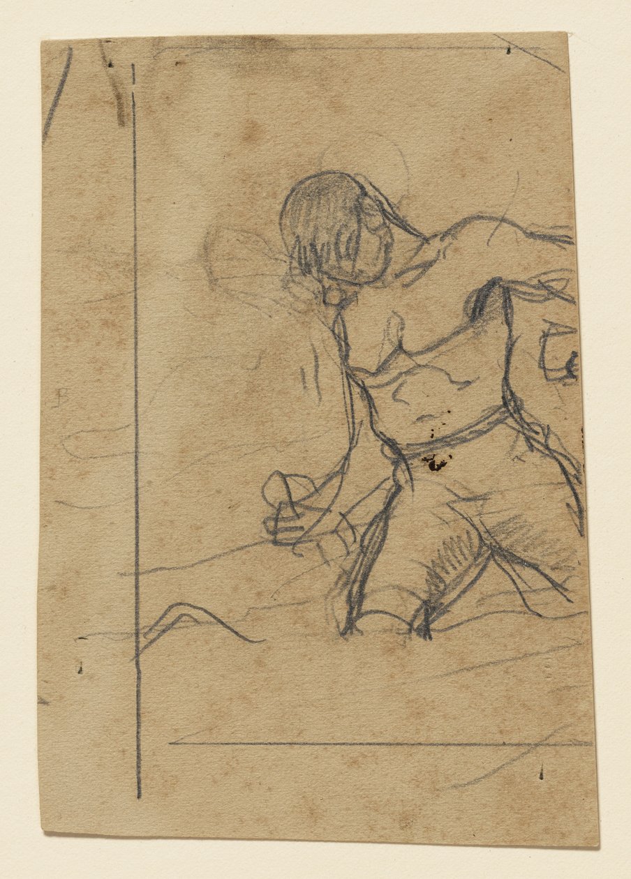Den stående mannen (Studie till ”Undertow”) av Winslow Homer