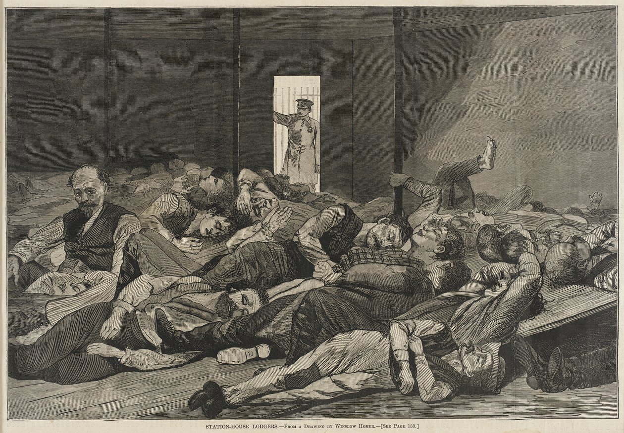 Inackorderingar i stationshuset av Winslow Homer
