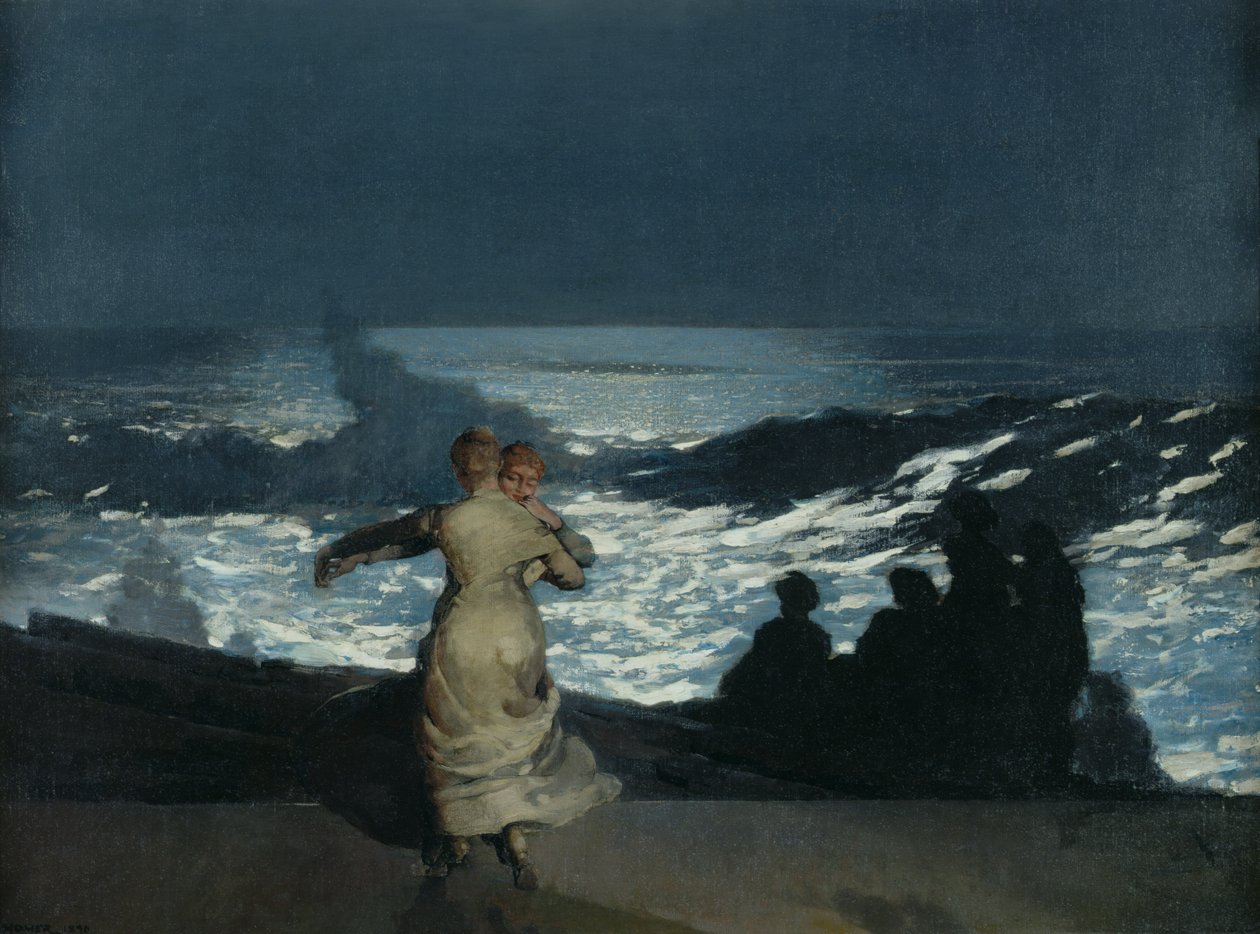 Sommarnatt, 1890 av Winslow Homer