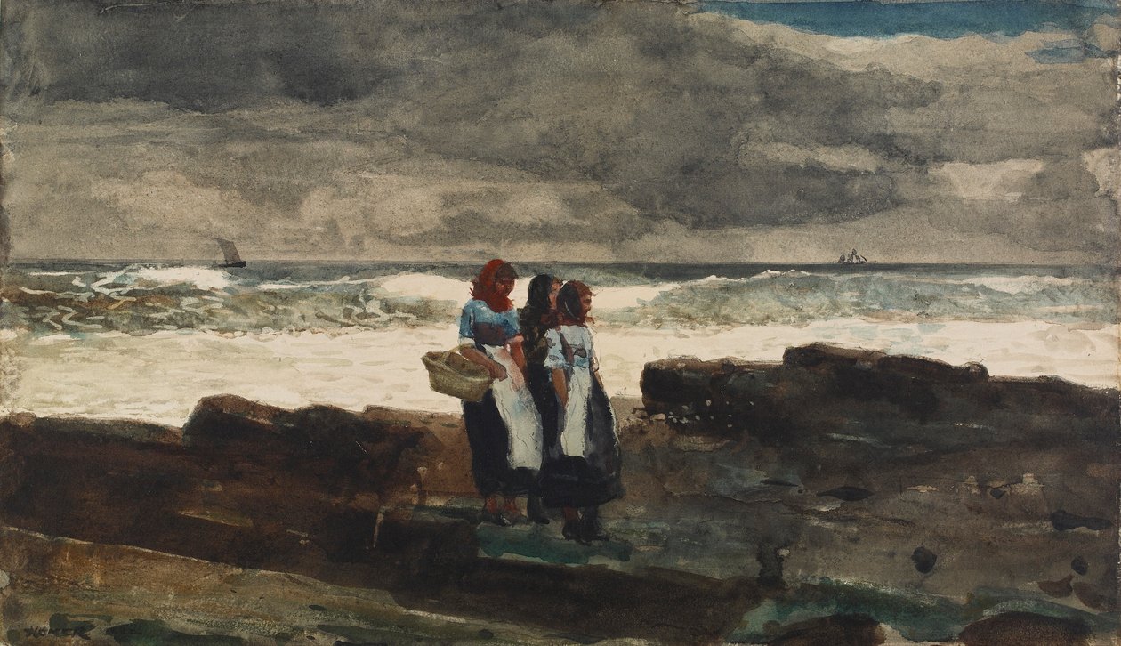 Sol och moln, 1882. av Winslow Homer