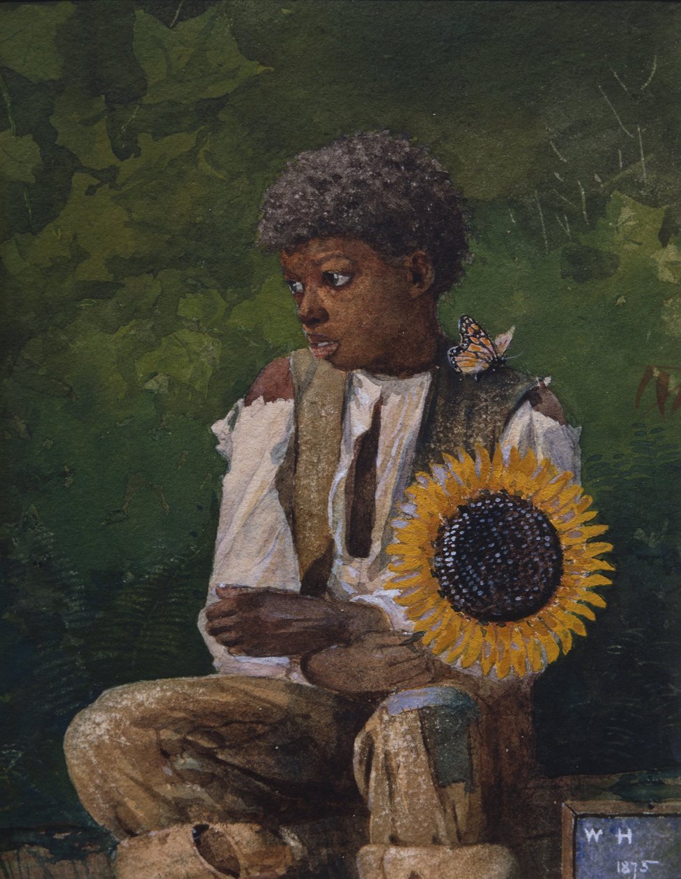 Att ta med Sunflower till läraren av Winslow Homer