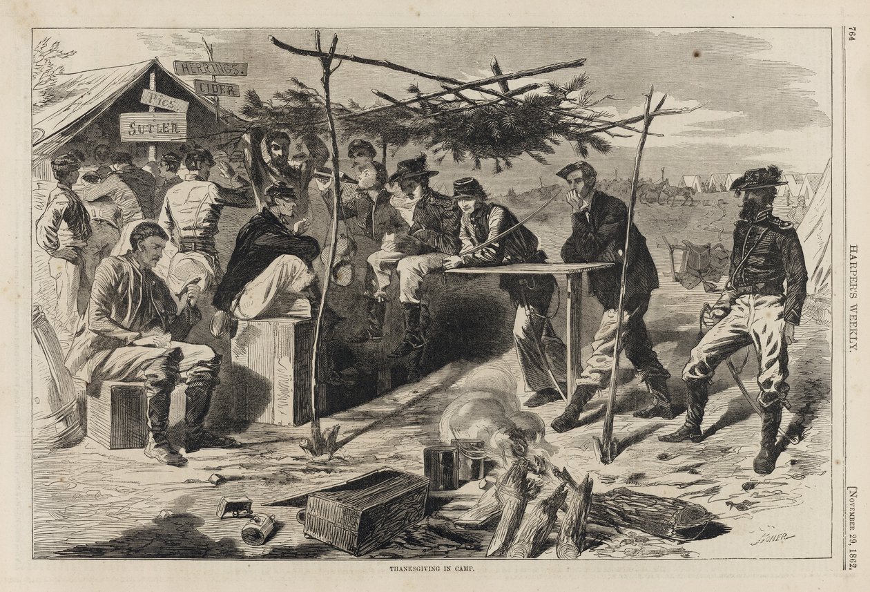 Thanksgiving in Camp, publicerad av Harper
