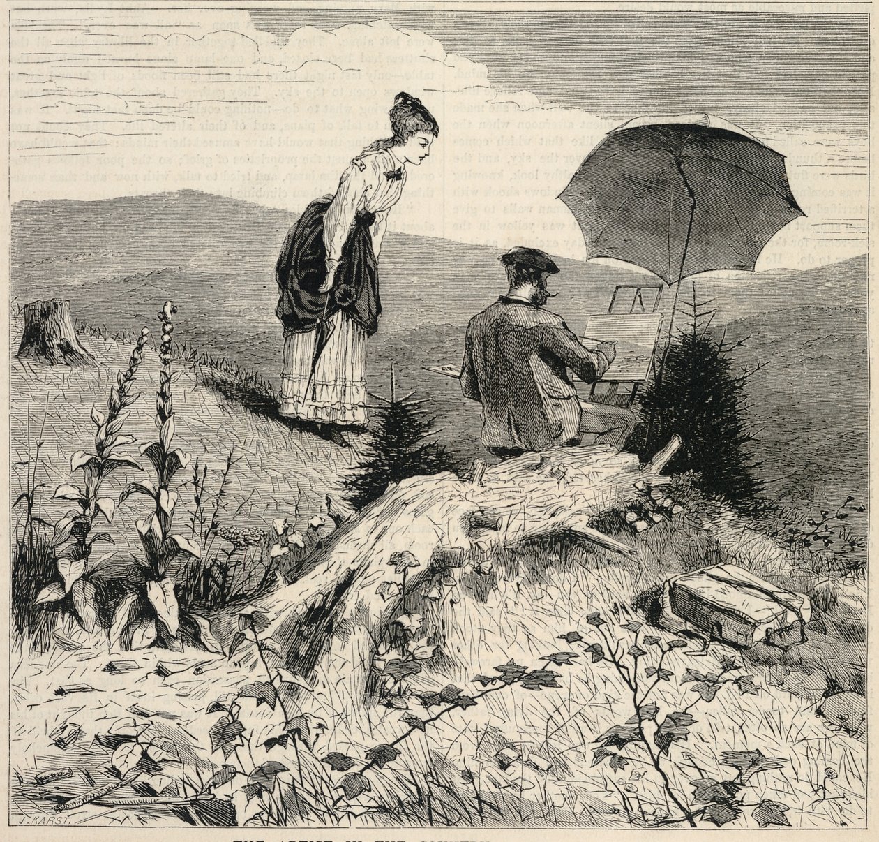 The Artist in the Country, från Appletons