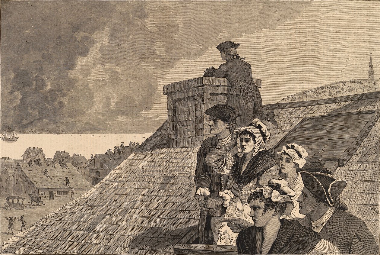 Slaget vid Bunker Hill - att se striden från Cobb