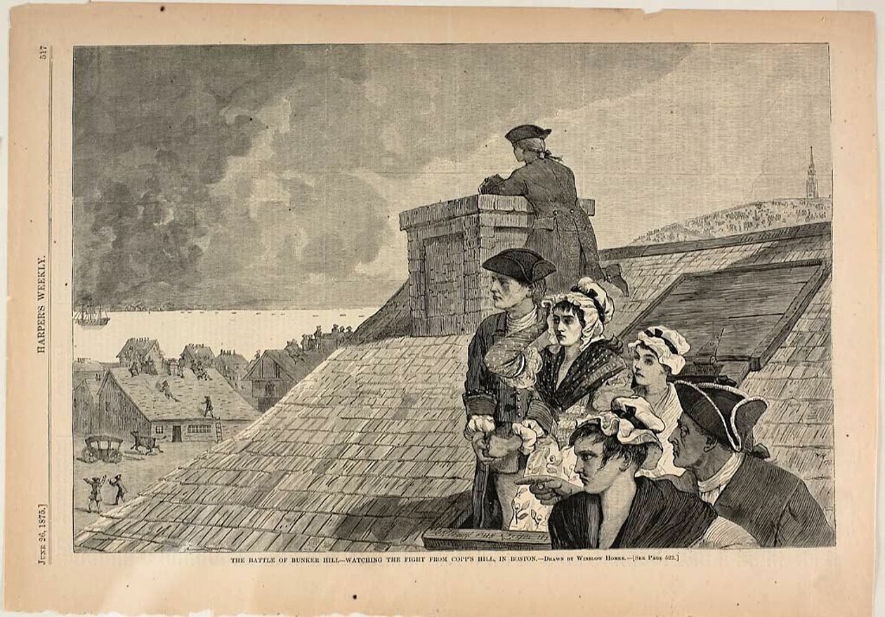 Slaget vid Bunker Hill - att följa striden från Copp