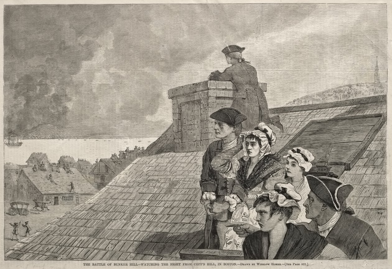 Slaget vid Bunker Hill - Striden sedd från Copp