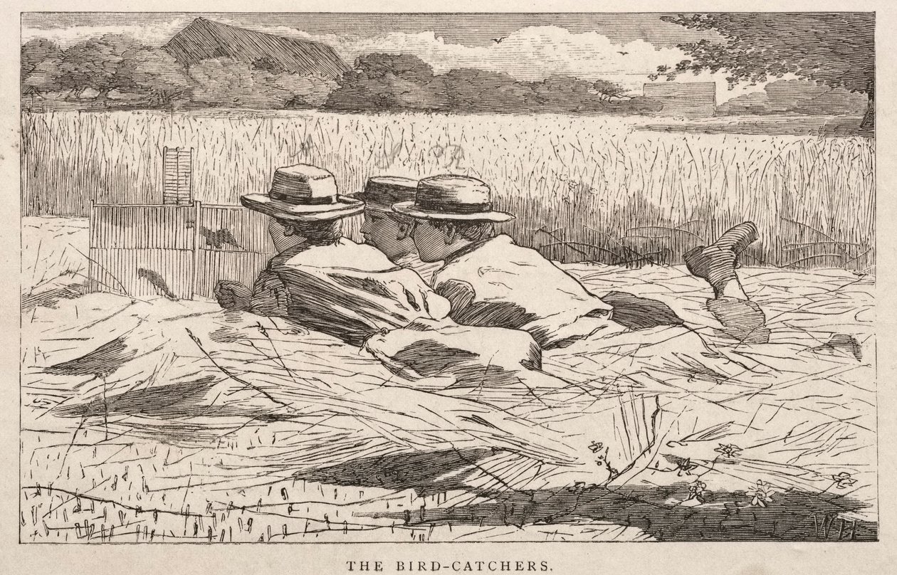 Fågelfångarna, 1867. av Winslow Homer