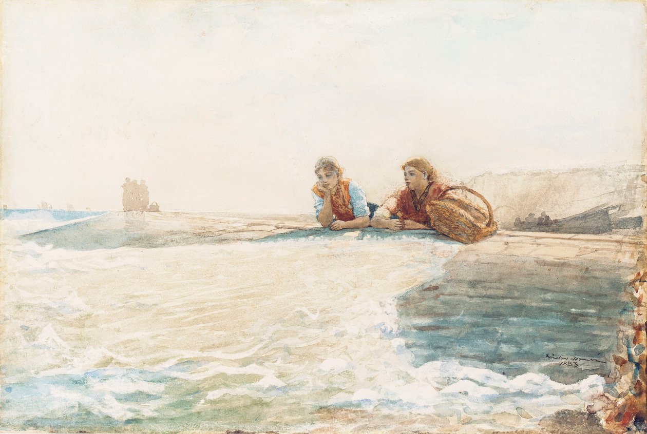 Vågbrytaren, 1883 av Winslow Homer