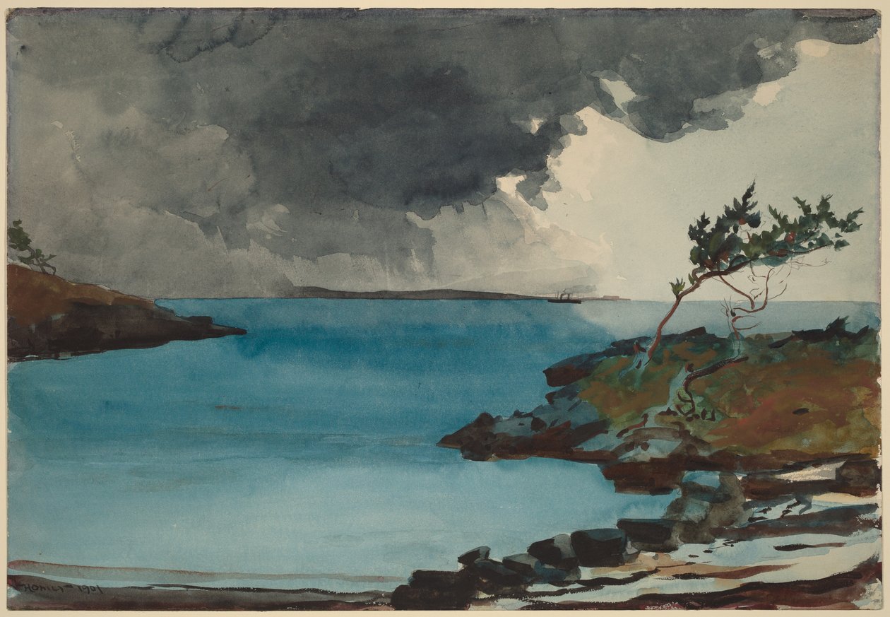 Den annalkande stormen av Winslow Homer