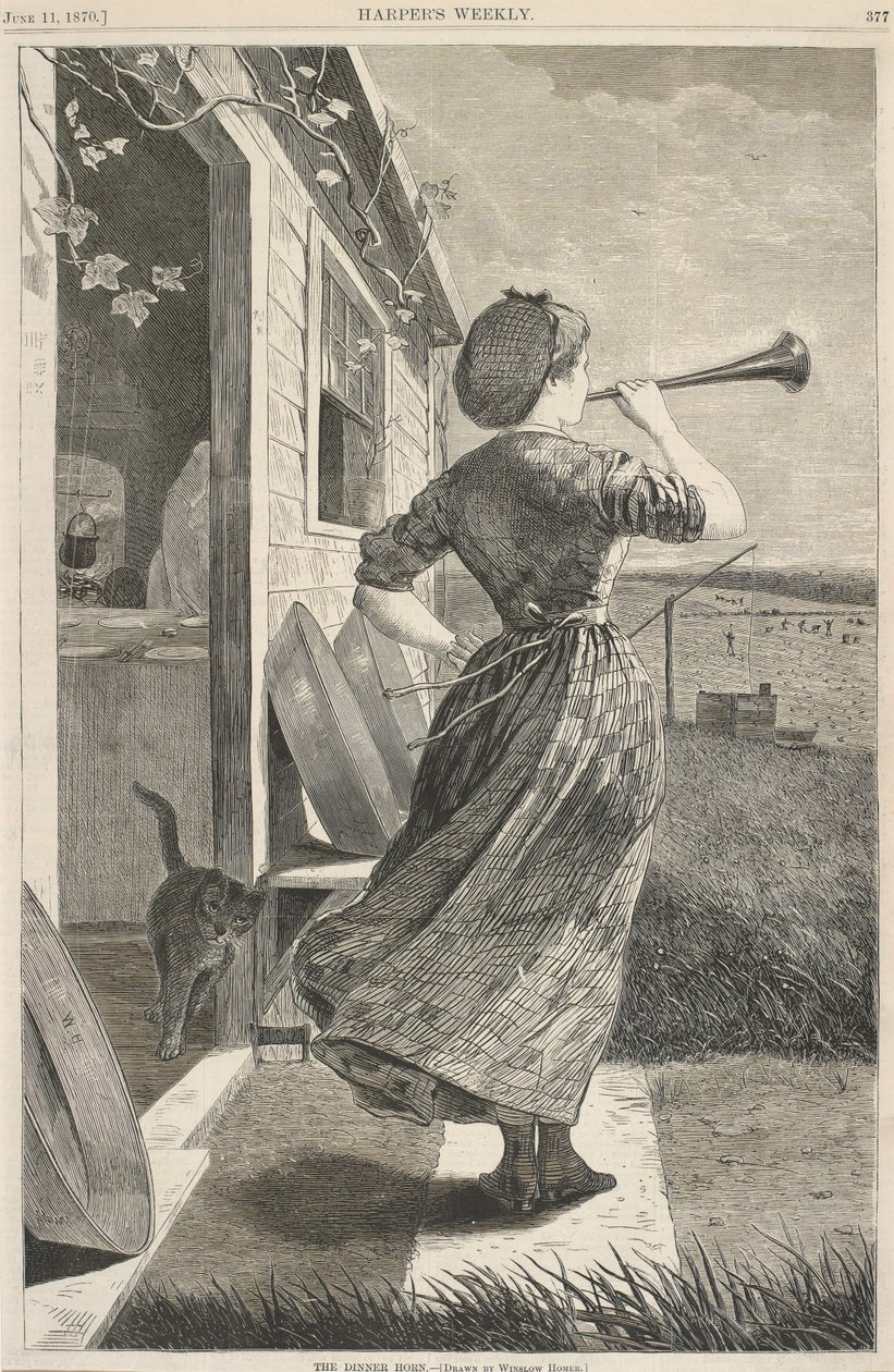 Middagshornet, 11 juni av Winslow Homer