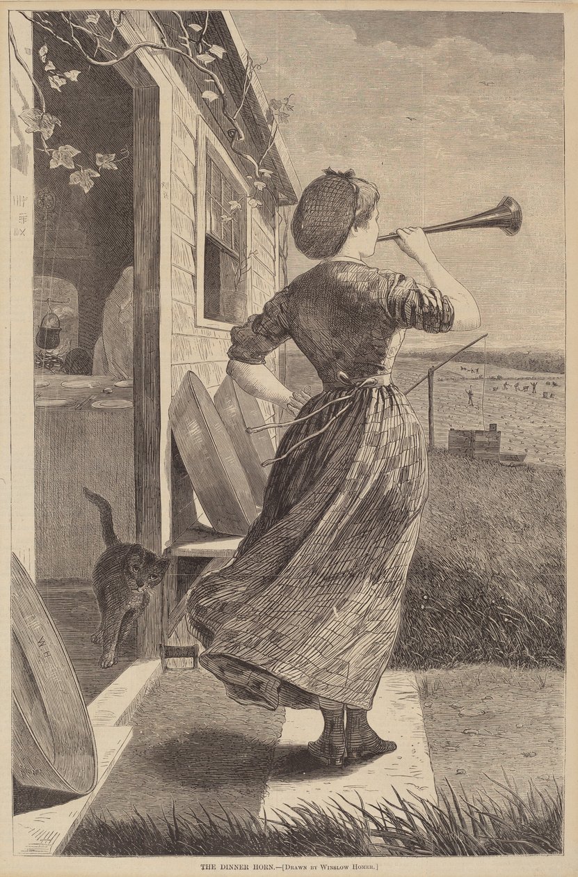 Middagshornet, publicerat 1870. av Winslow Homer