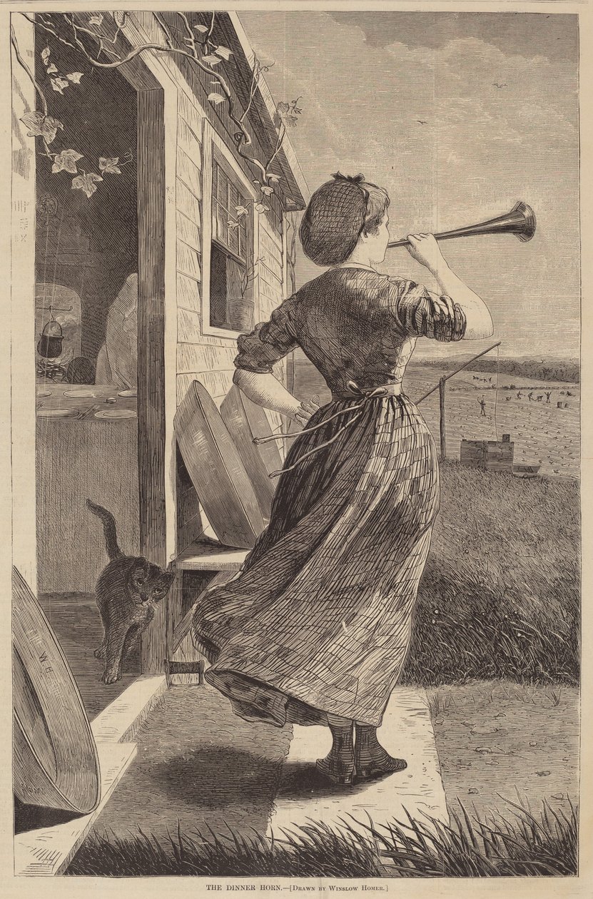 Middagshornet, publicerat 1870. av Winslow Homer