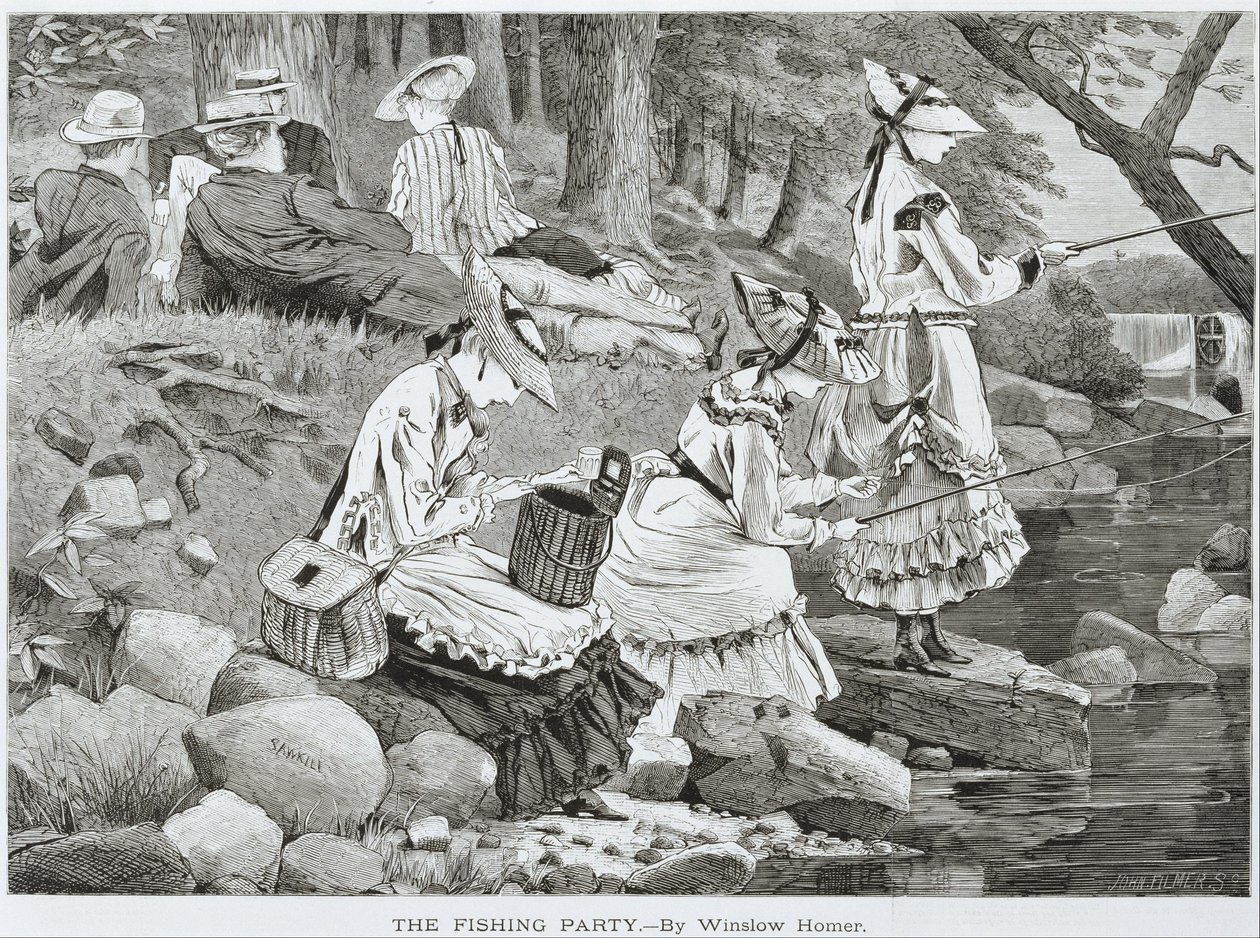 "Fiskesällskapet--" av Winslow Homer
