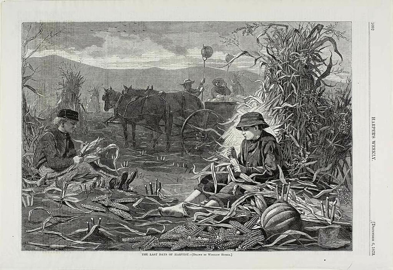 De sista dagarna av skörden av Winslow Homer