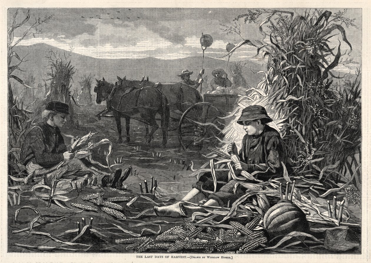 Skördens sista dagar, 1873. av Winslow Homer
