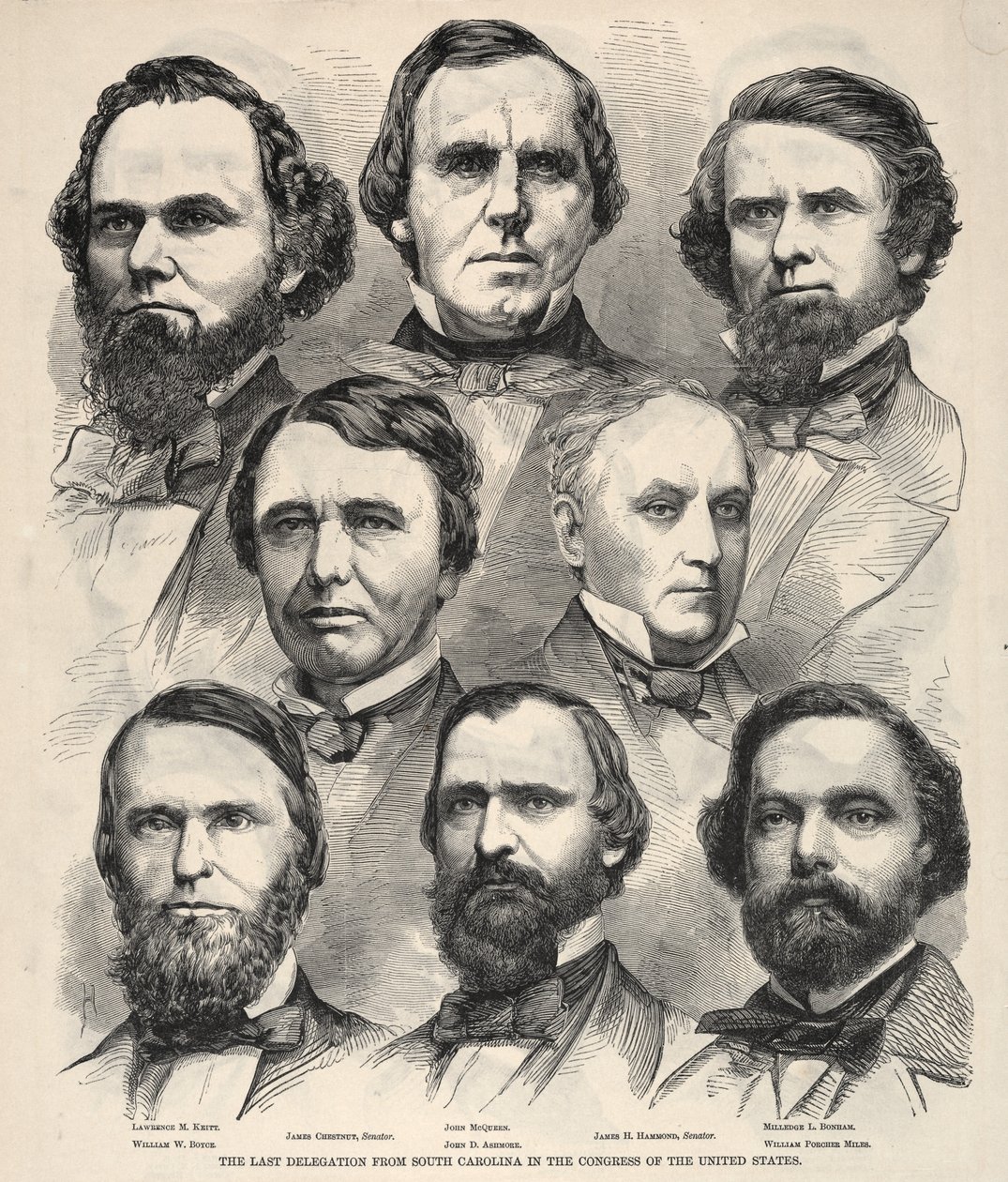 Den sista delegationen från South Carolina i USA:s kongress av Winslow Homer