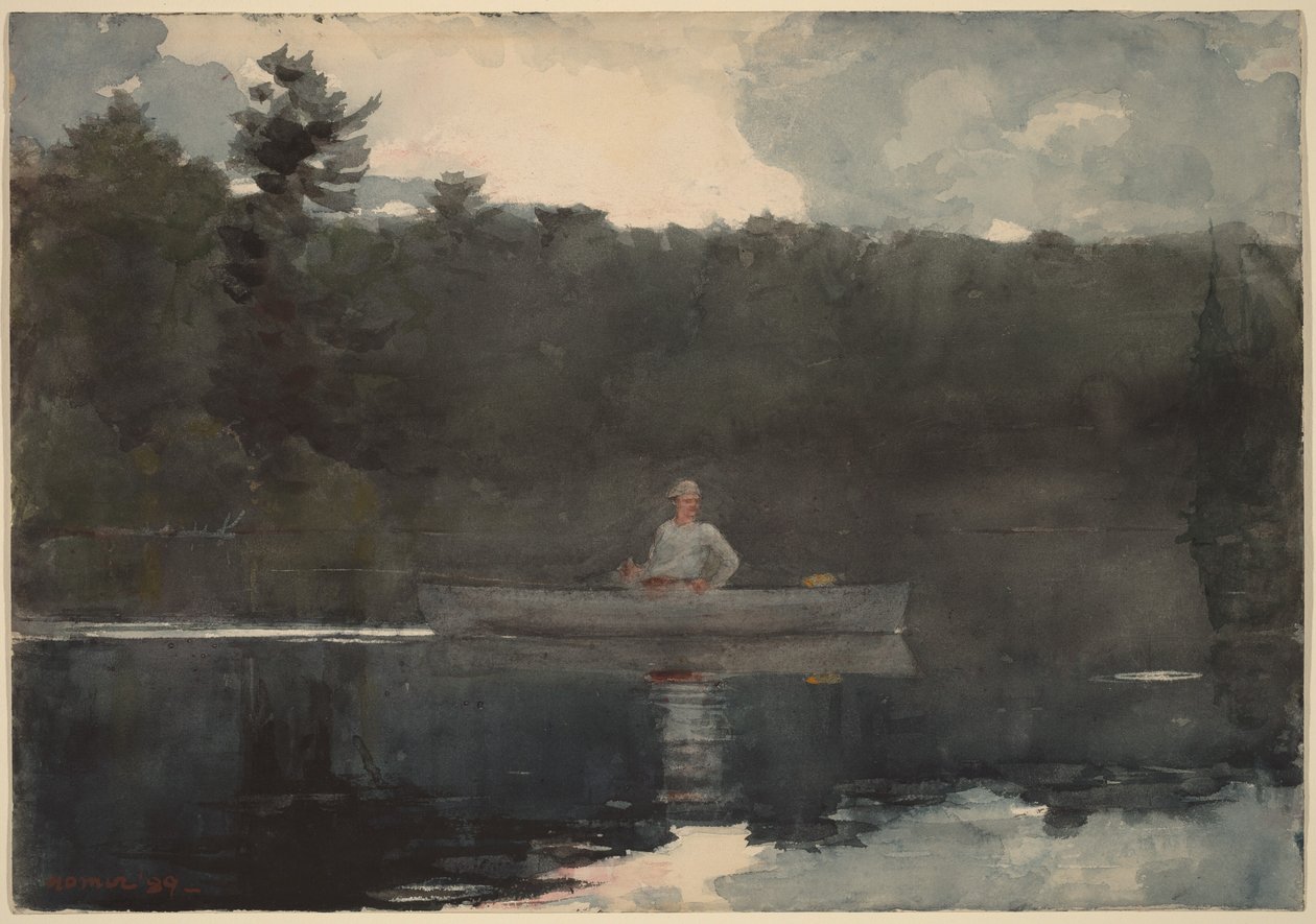 Den ensamme fiskaren av Winslow Homer