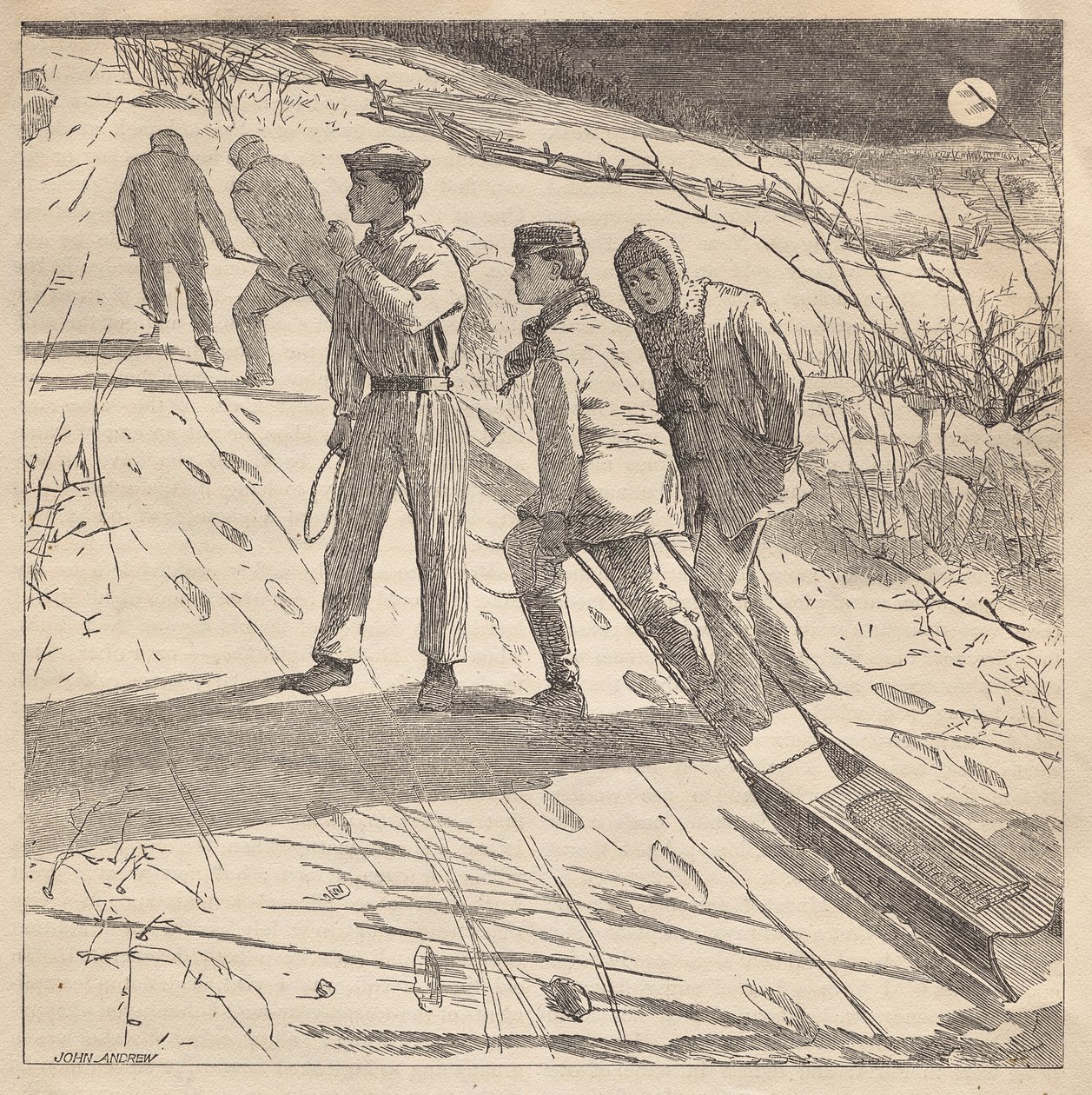 Midnattskusten av Winslow Homer