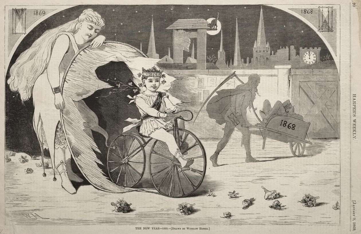 Det nya året - 1869 av Winslow Homer