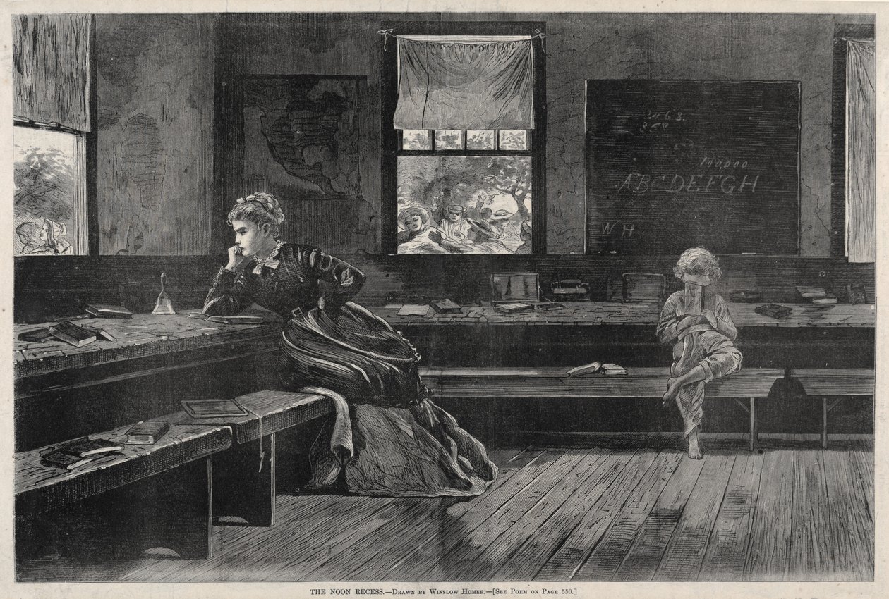 Middagsuppehållet, 1873. av Winslow Homer