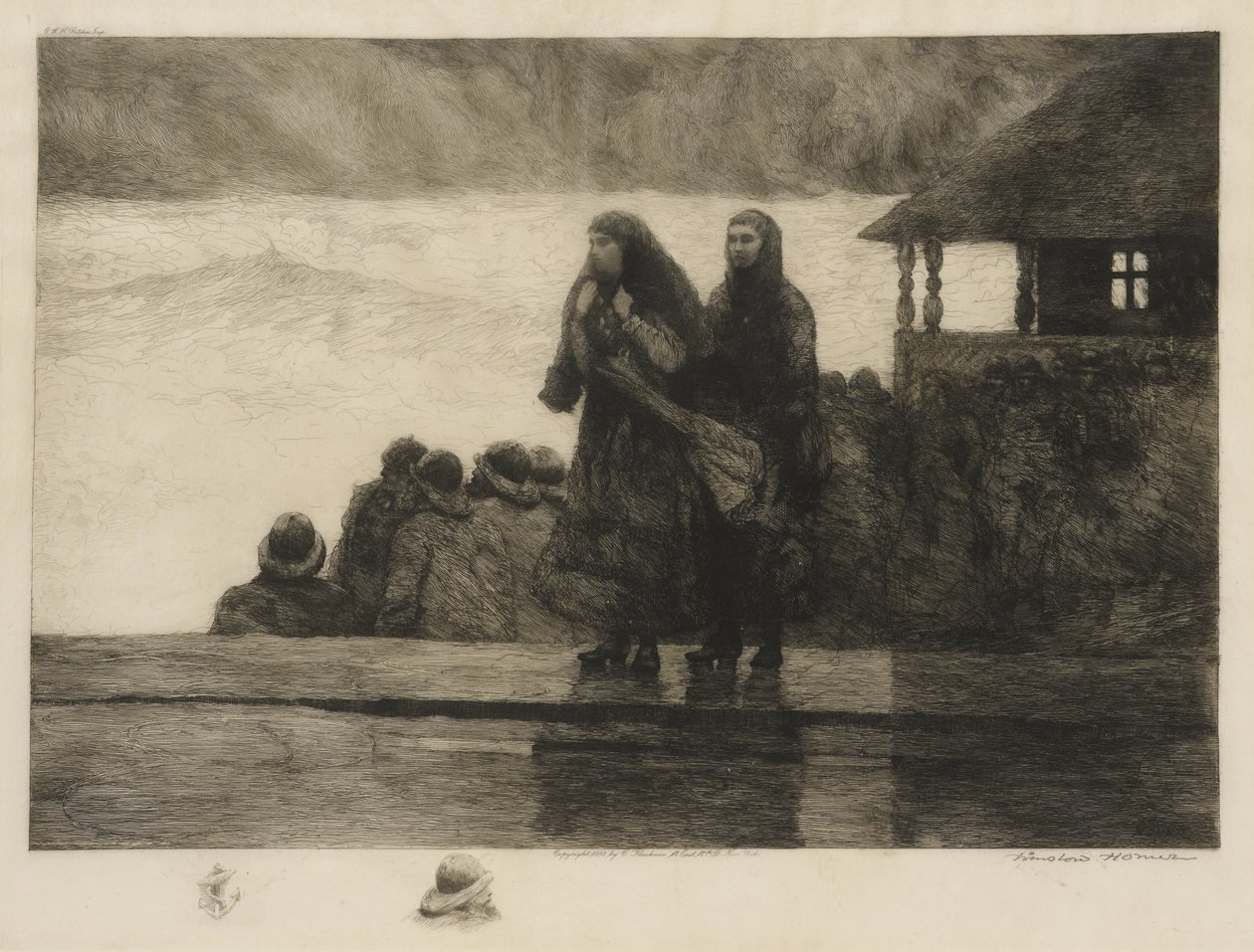 Havets faror, 1888 av Winslow Homer