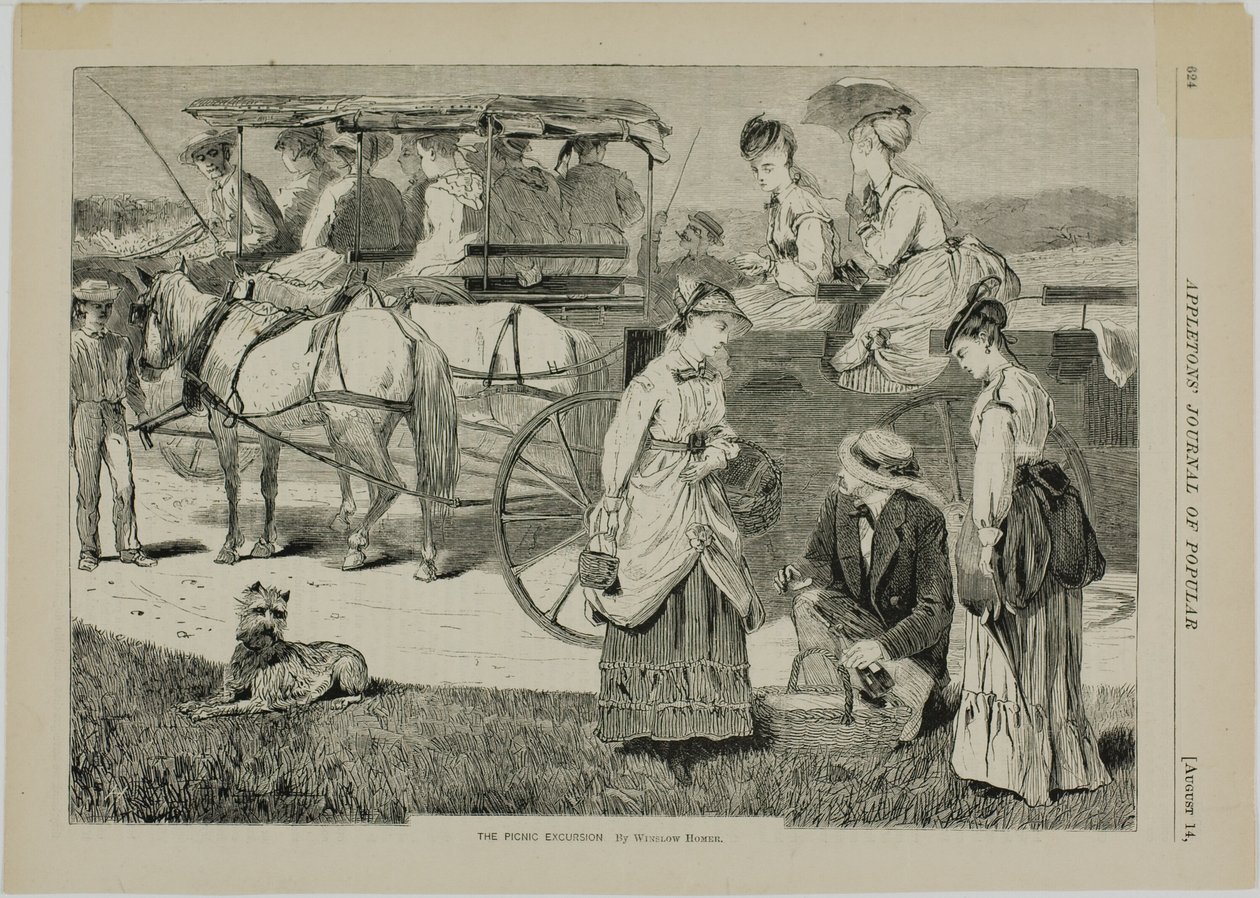 Utflykt med picknick av Winslow Homer