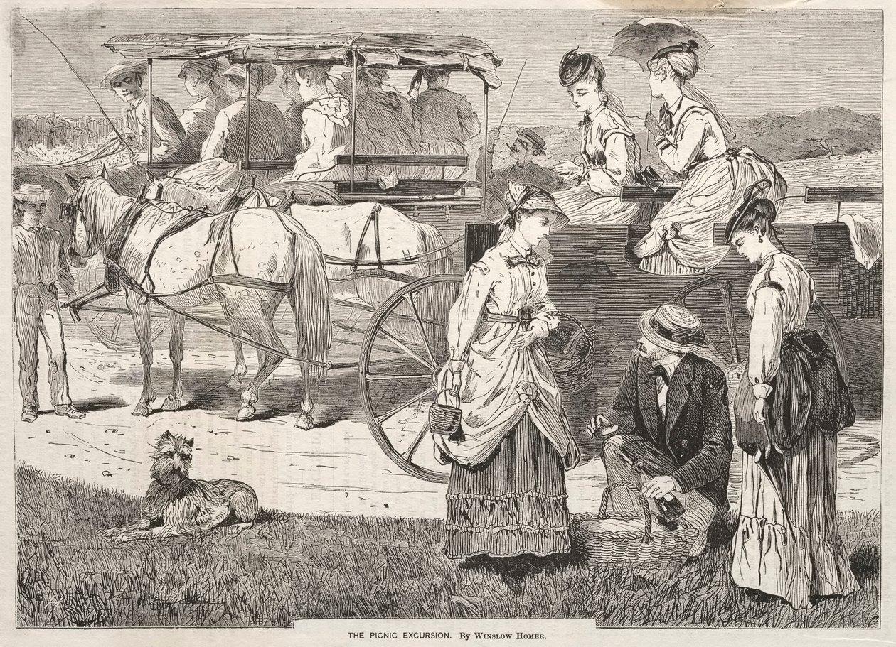 Picknickutflykten, 1869. av Winslow Homer
