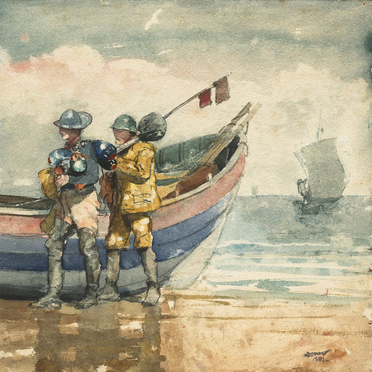 Återkomsten, Tynemouth av Winslow Homer