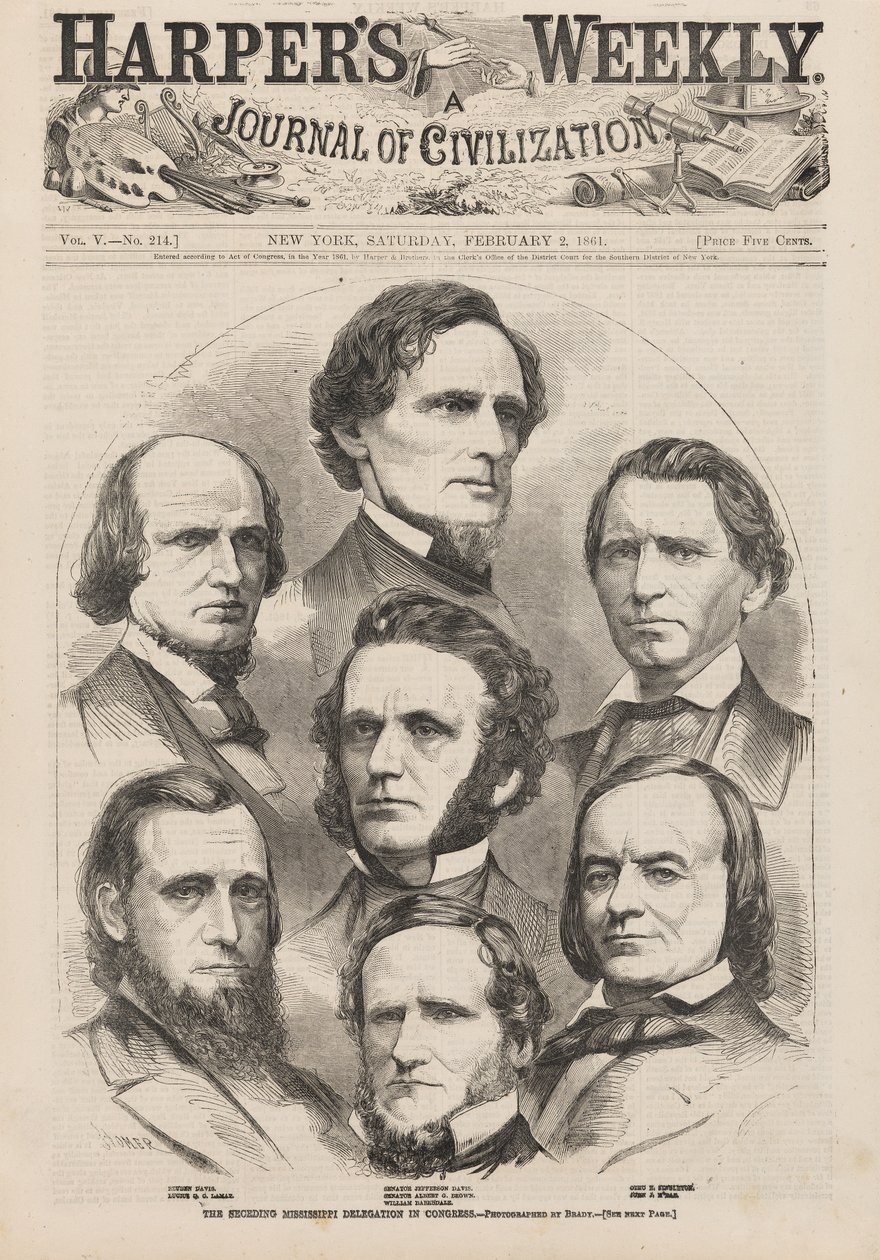 Mississippis utträdande delegation i kongressen av Winslow Homer