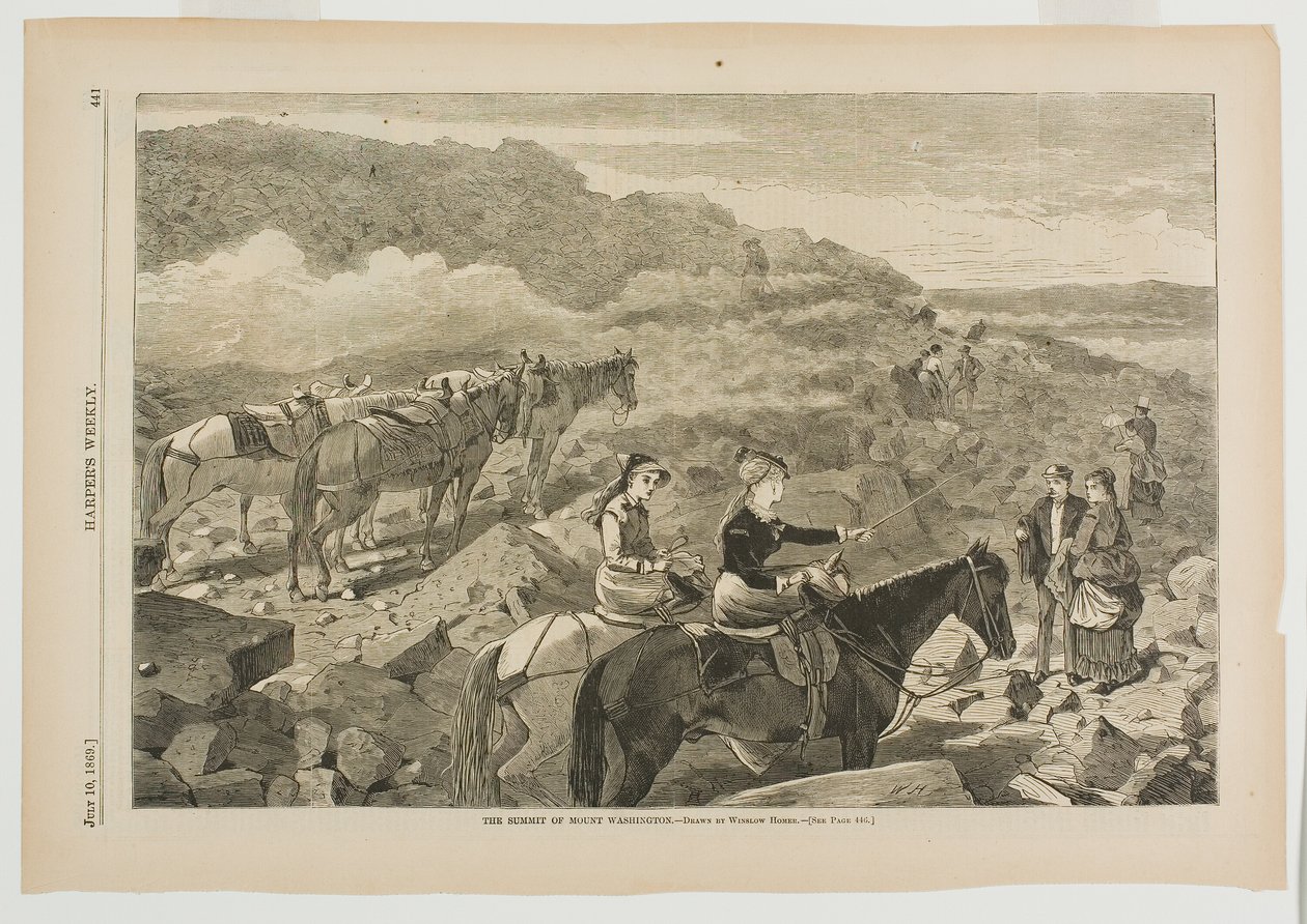 Toppen av Mount Washington av Winslow Homer