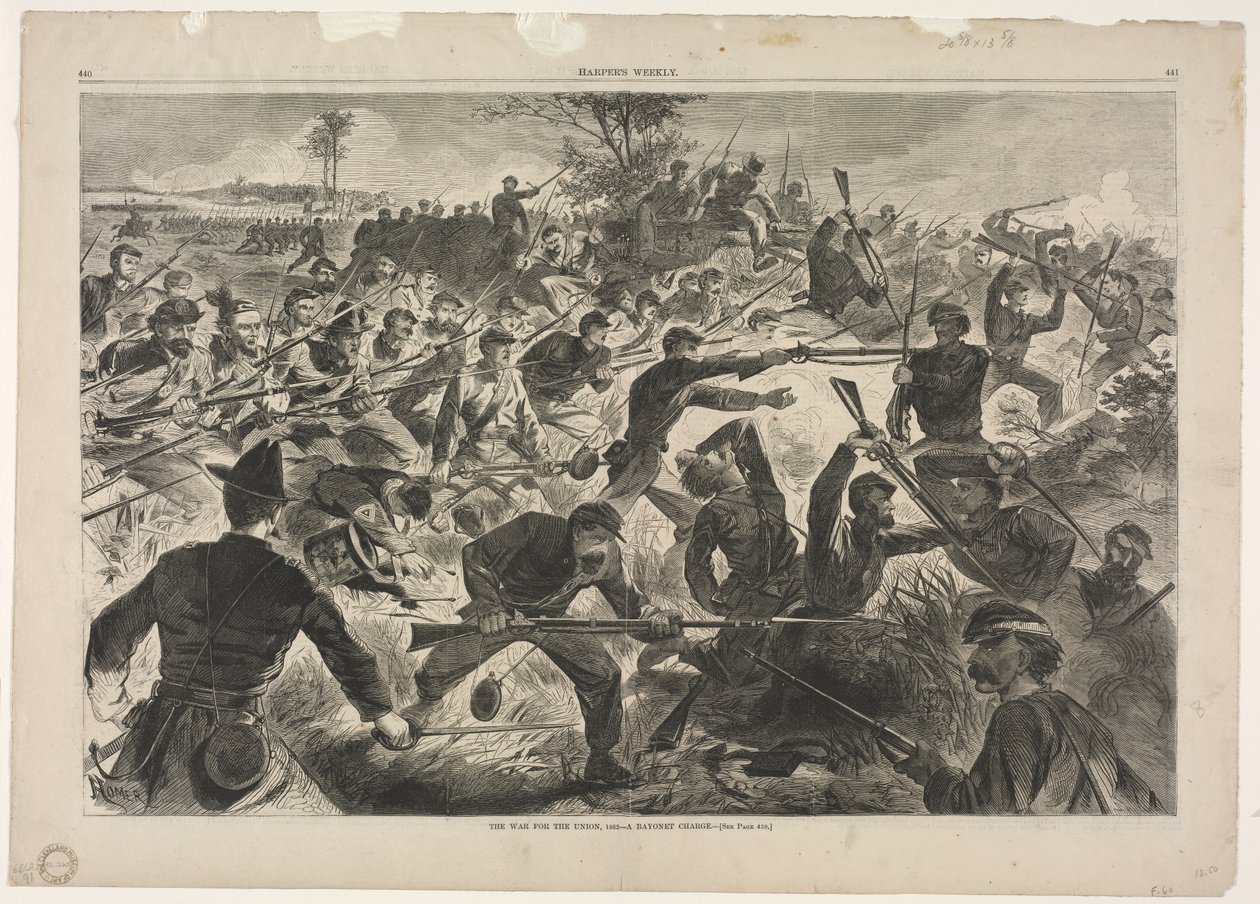 Kriget för unionen, 1862 - En bajonettattack av Winslow Homer