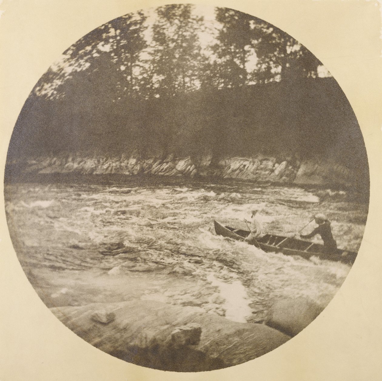 Thomas Johnston Homer II och Fred Collins Kanotpaddling av Winslow Homer