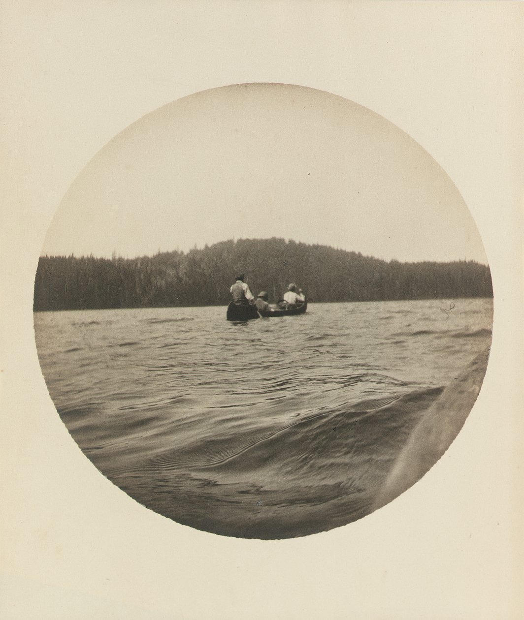 Tre kanotister, Lake St. John, provinsen Quebec, ca 1895, ca 1904 (silvertryck av gelatin) av Winslow Homer