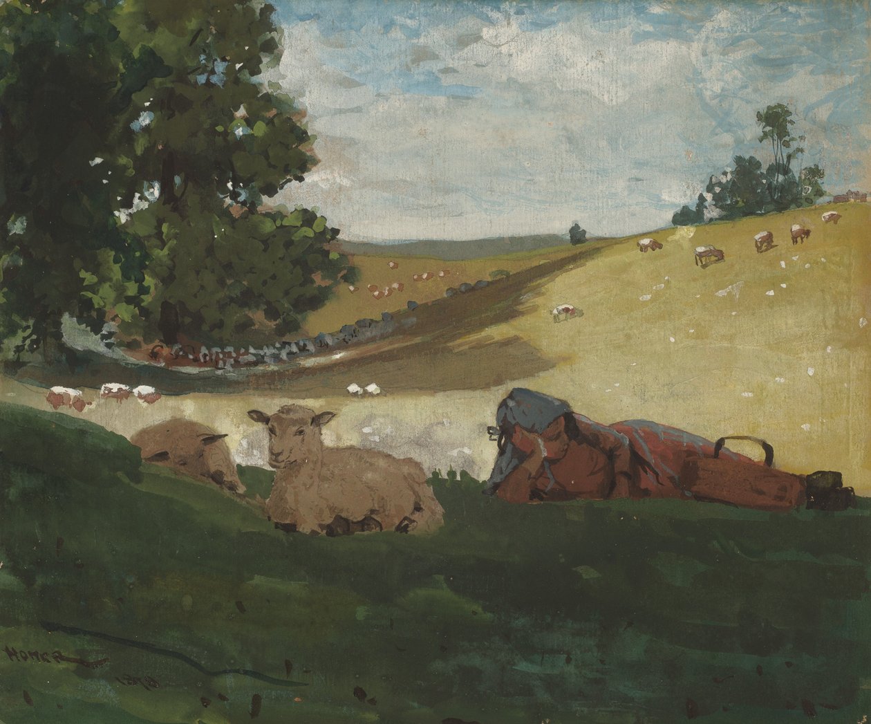Varm eftermiddag, 1878. av Winslow Homer
