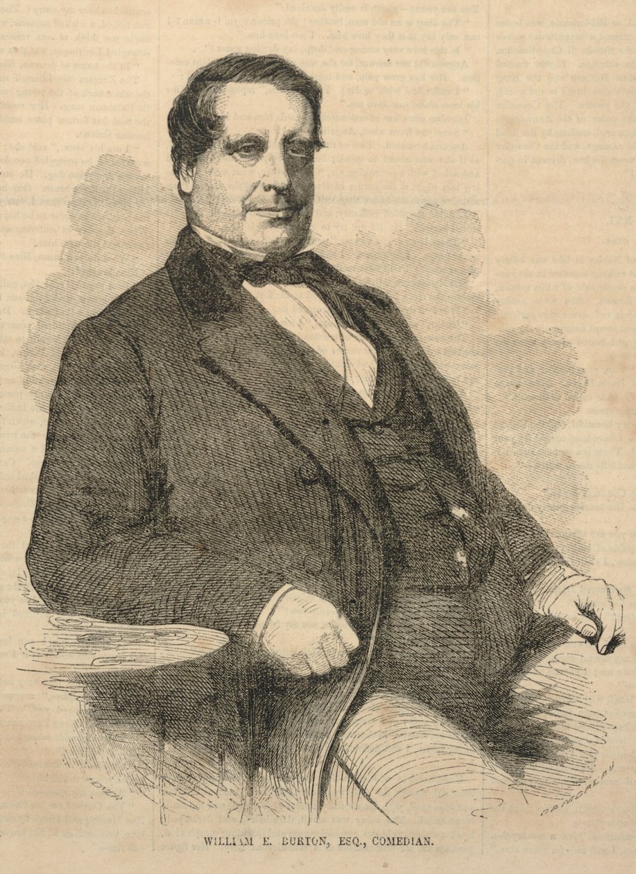 William E. Burton, komiker, från Ballou