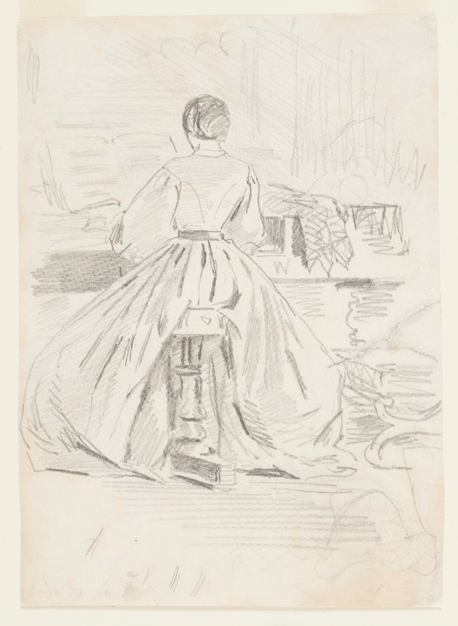 Kvinna på piano av Winslow Homer