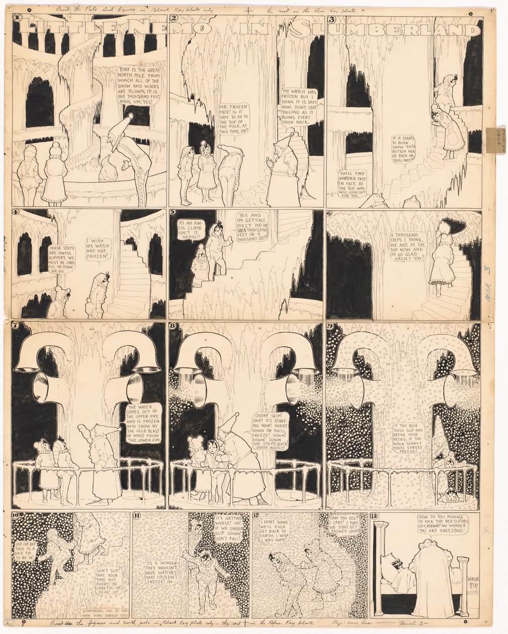 Lilla Nemo i Slumberland: Att klättra på den stora nordpolen av Winsor McCay